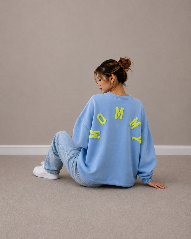 Mommy Sweater | grey-multi