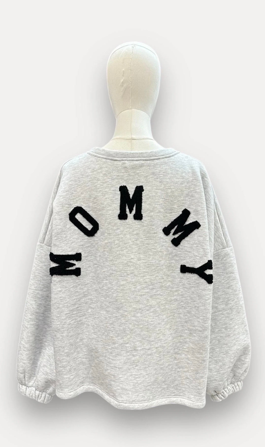 Mommy sweater / zwart