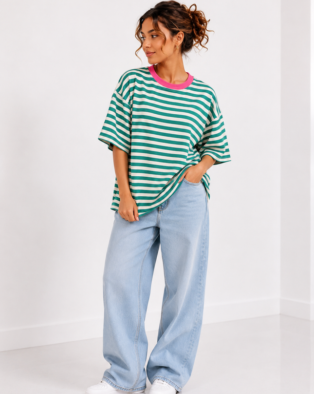 STRIPED MULTI T-SHIRT