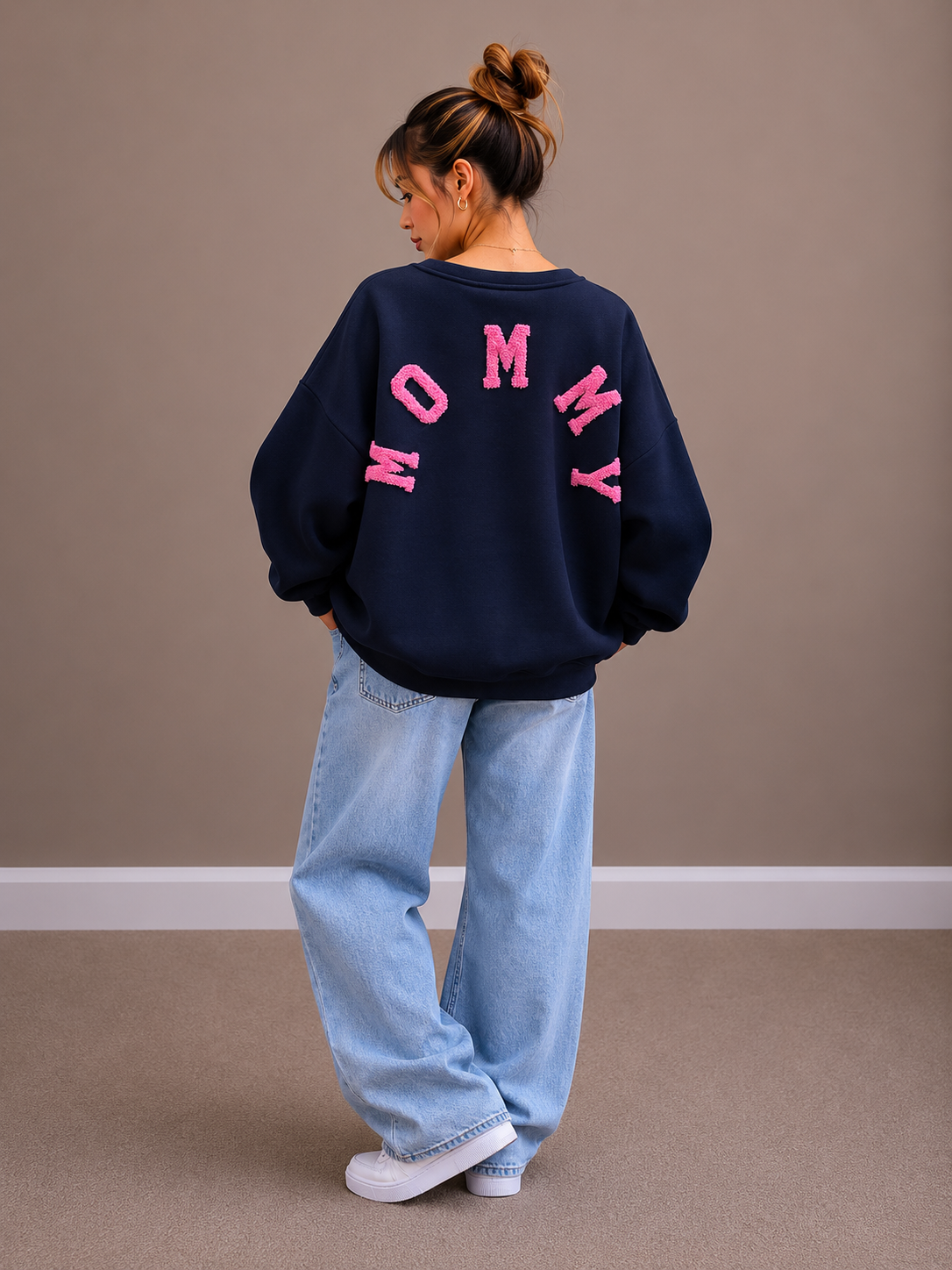 Mommy Sweater | marine-roze
