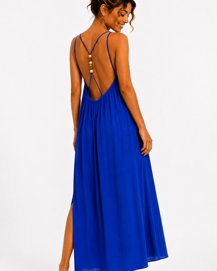 Pearl Back Maxi Jurk