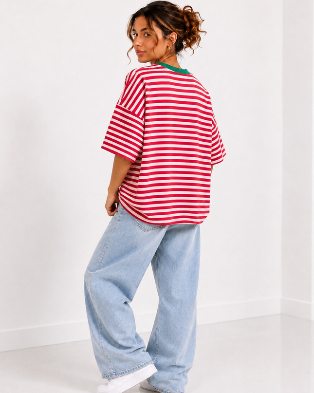 STRIPED MULTI T-SHIRT