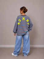Mommy Streep Sweater | bruin-blauw