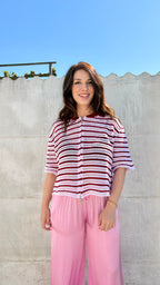 Zijde broek | roze