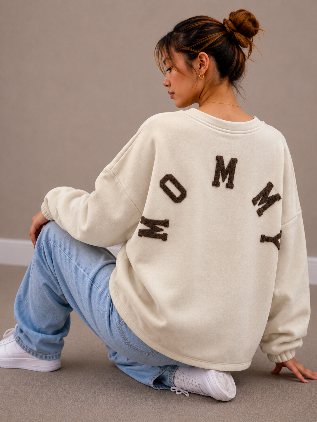 Mommy Sweater | beige-bruin