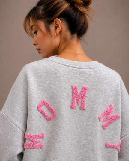 Mommy Sweater | grey-multi