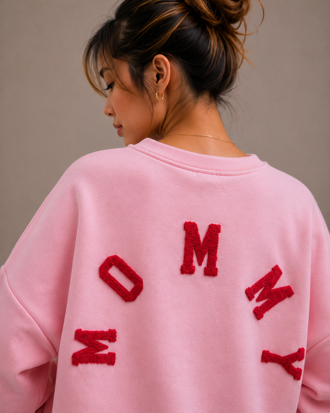 Mommy Sweater | grey-multi
