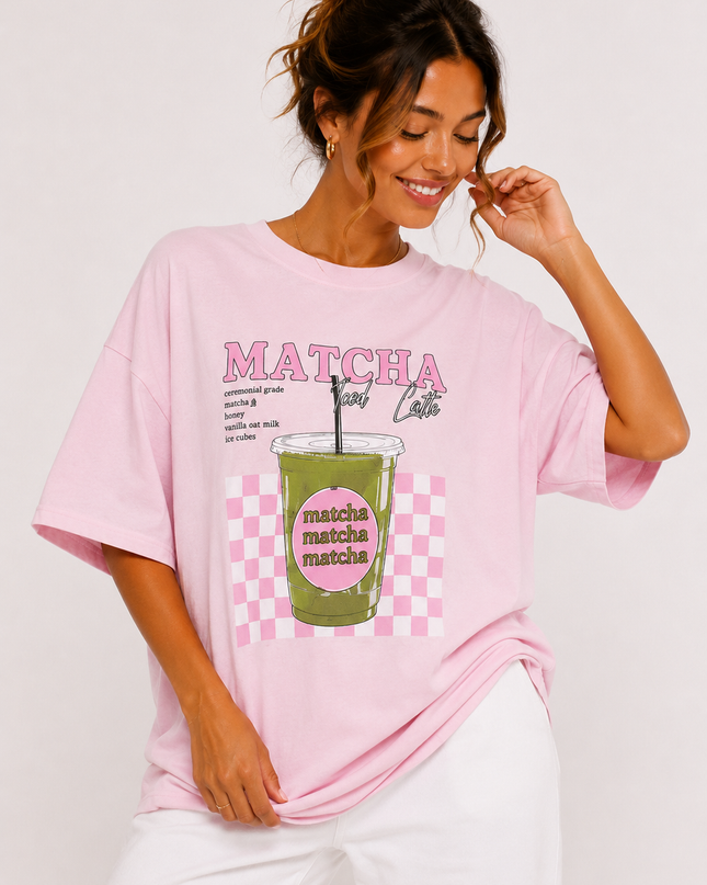 MATCHA T-SHIRT ROZE