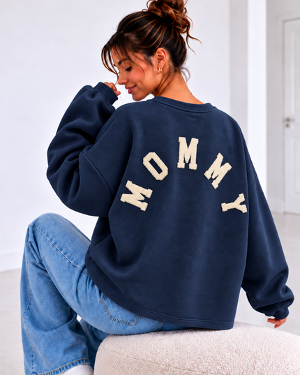 MOMMY SWEATER MARINE