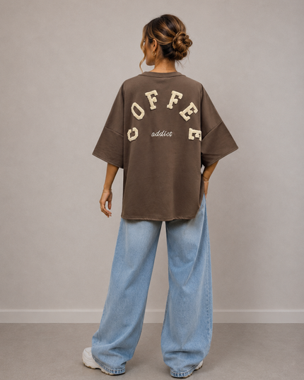 OVERSIZED COFFEE T-SHIRT