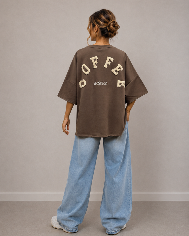 OVERSIZED COFFEE T-SHIRT