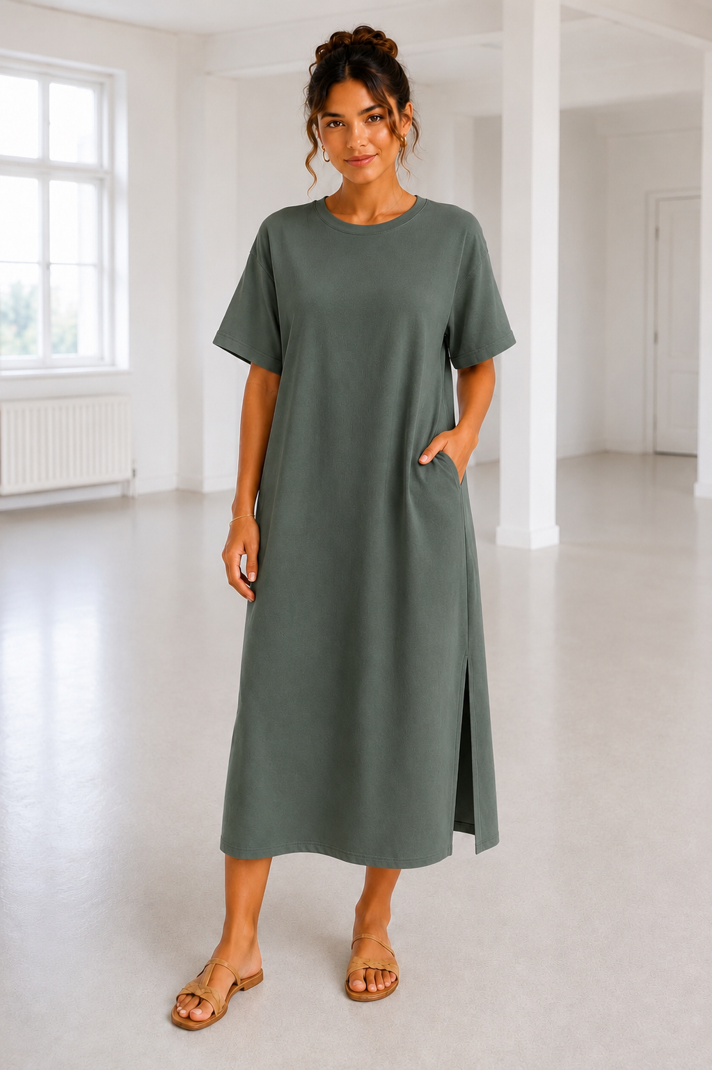 Maxi T-shirt Jurk