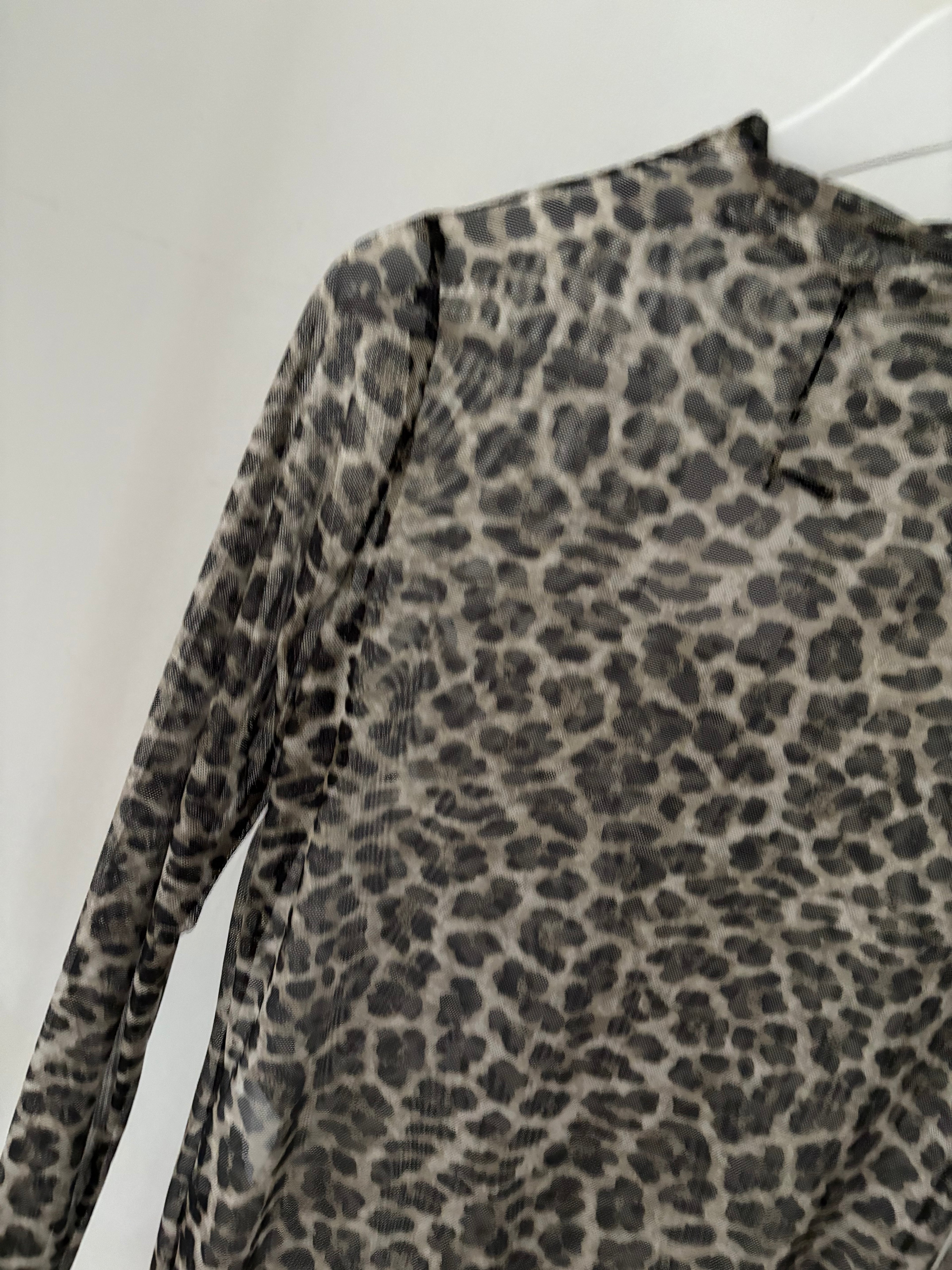 BLOUSE MESH LEO | CAMEL