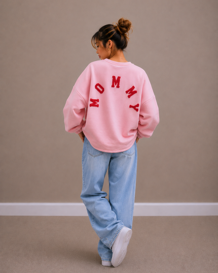 Mommy Sweater | grey-multi