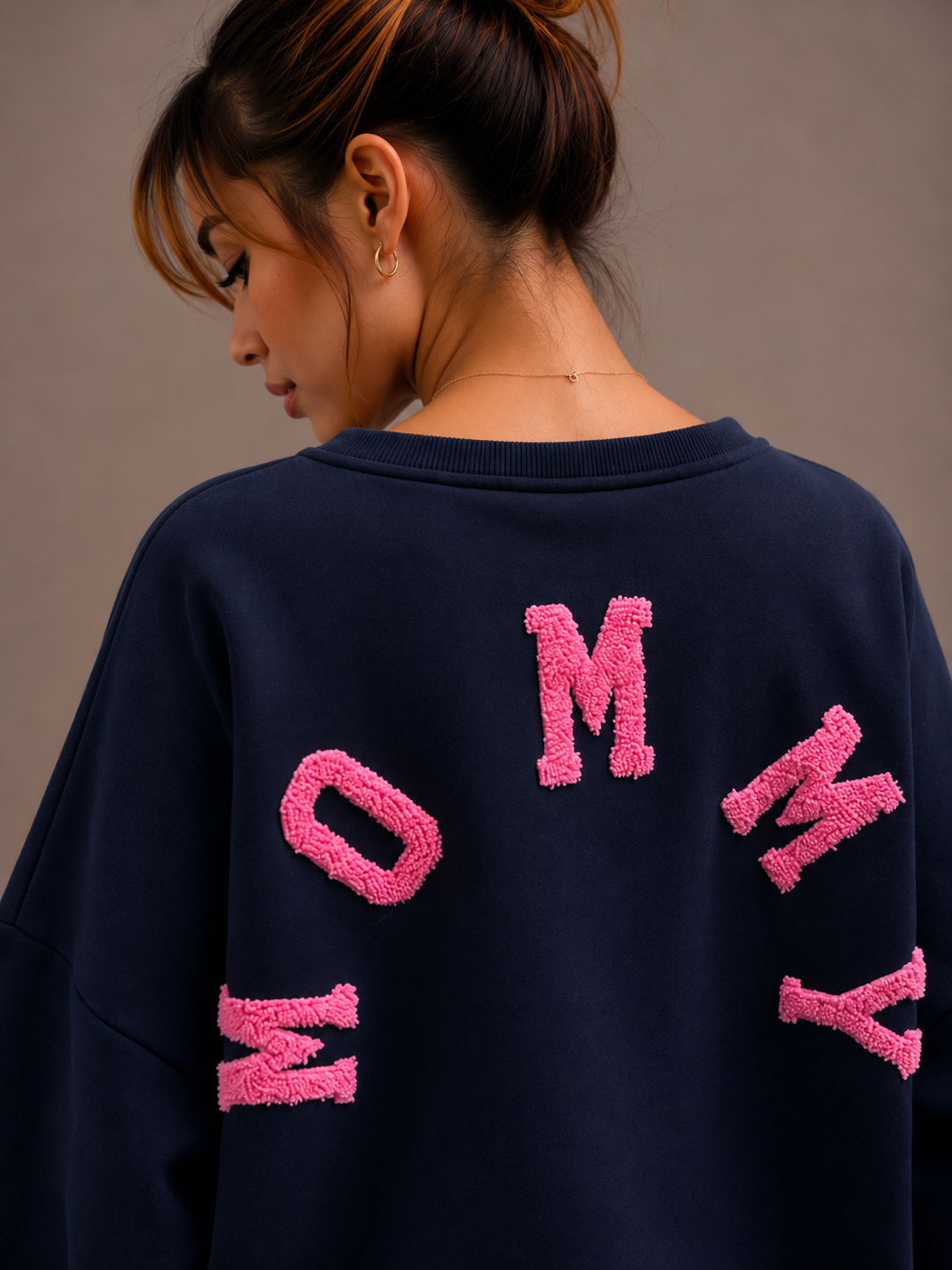 Mommy Sweater | marine-roze