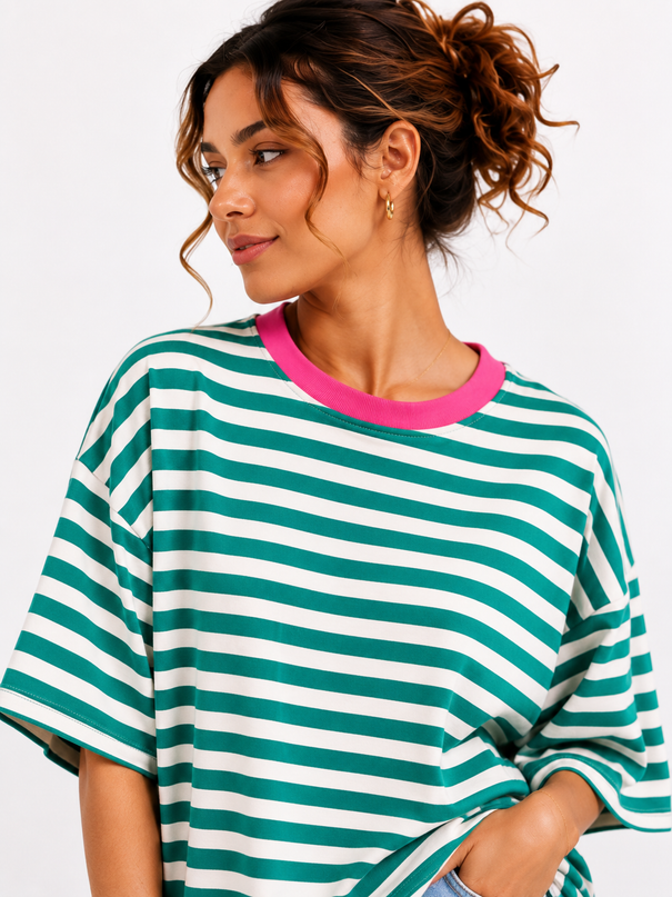 STRIPED MULTI T-SHIRT