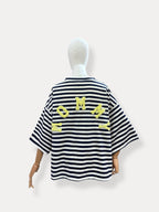 T-shirt streep Mommy | marine