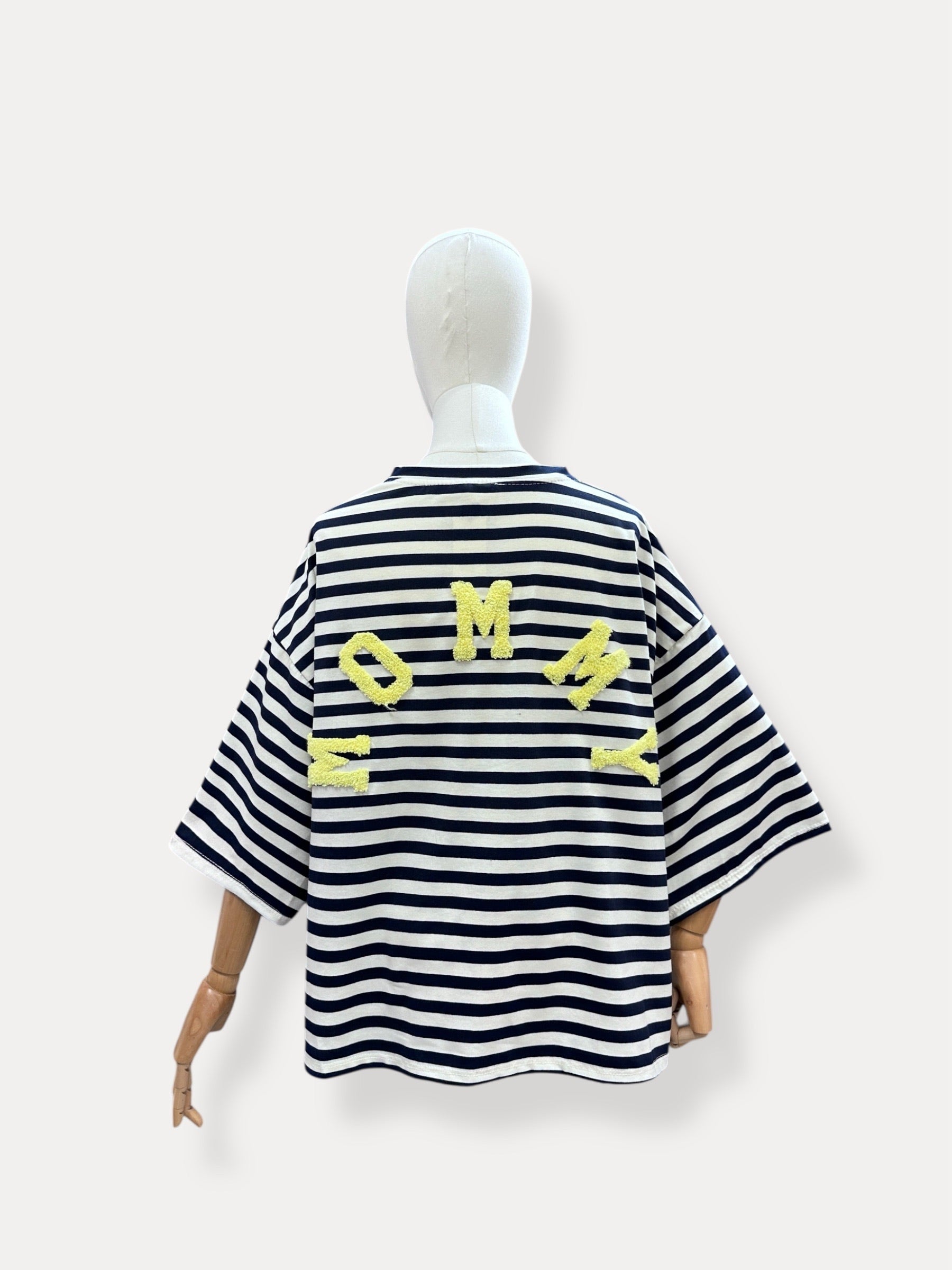 T-shirt streep Mommy | marine