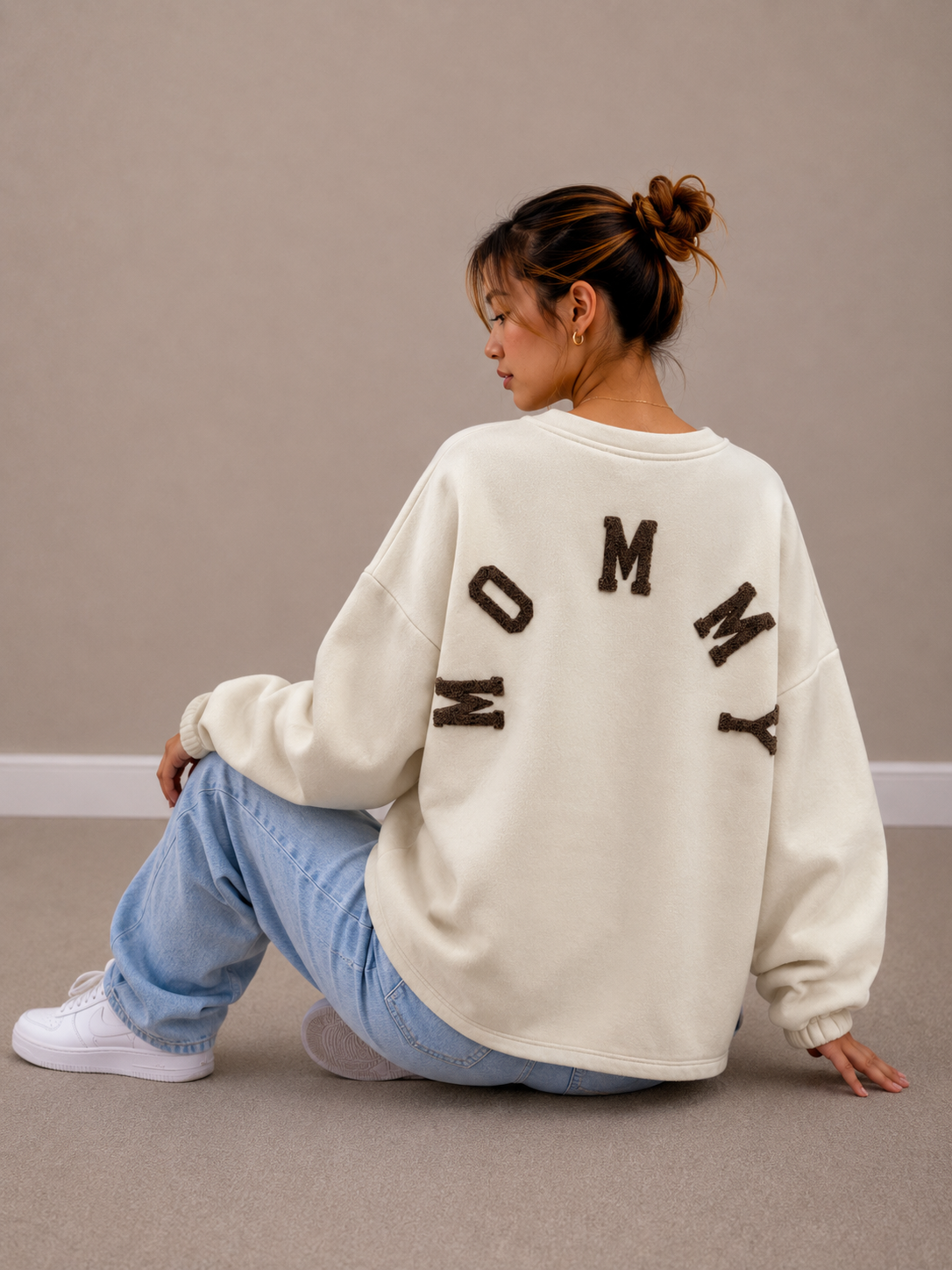 Mommy Sweater | beige-bruin