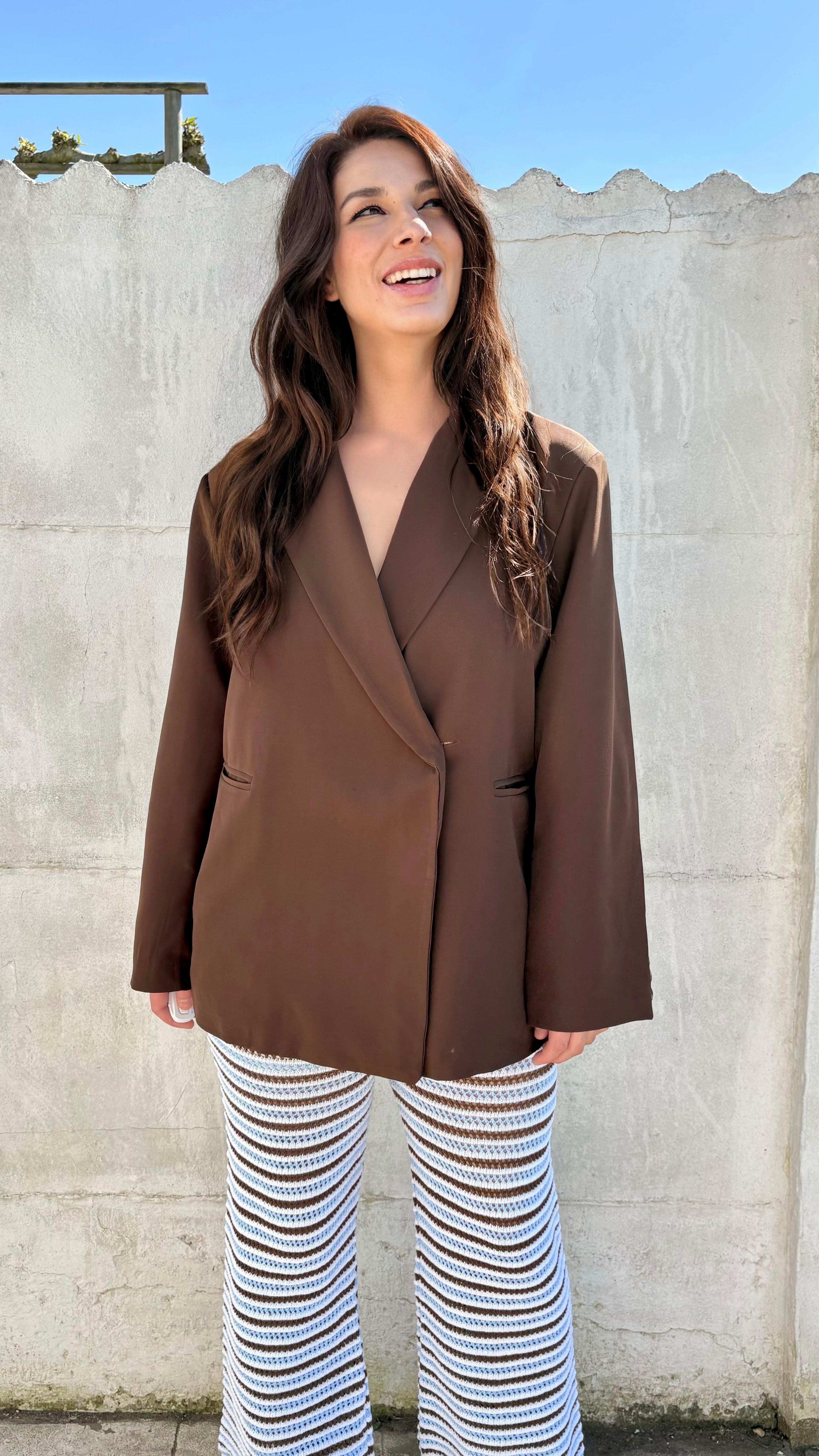 Oversized blazer | bruin