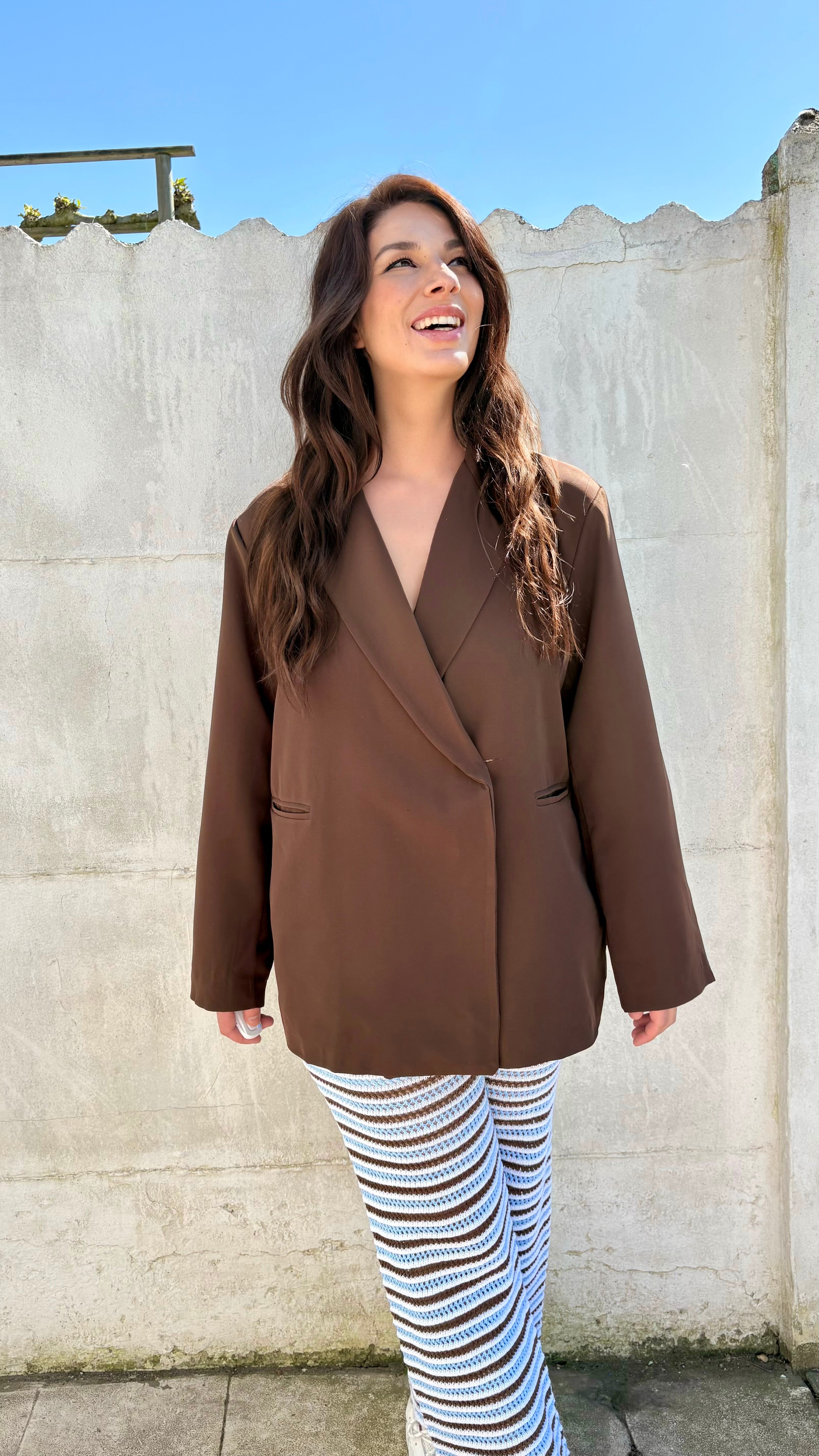 Oversized blazer | bruin