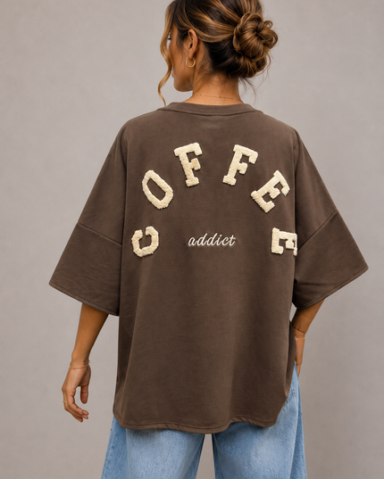 OVERSIZED COFFEE T-SHIRT