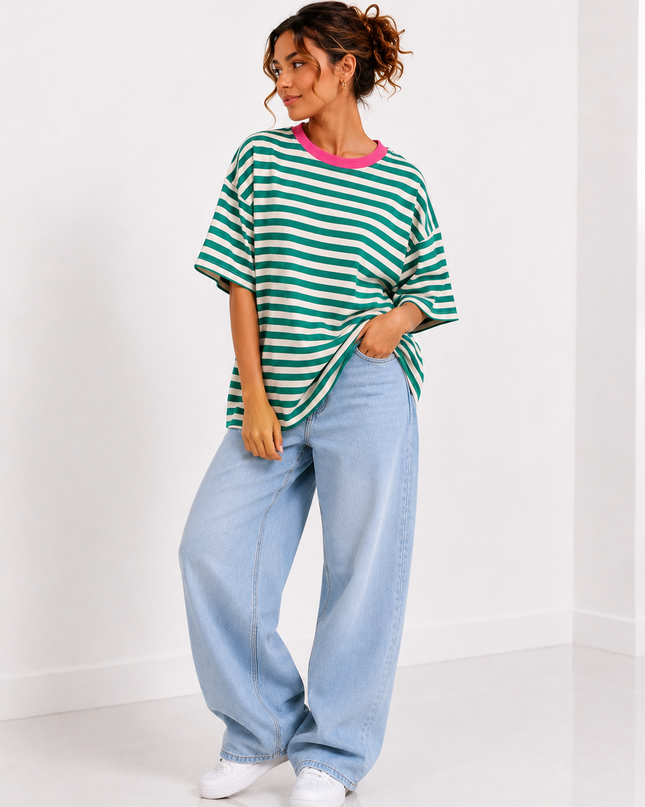 STRIPED MULTI T-SHIRT