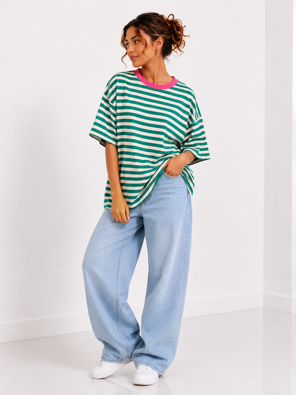 STRIPED MULTI T-SHIRT
