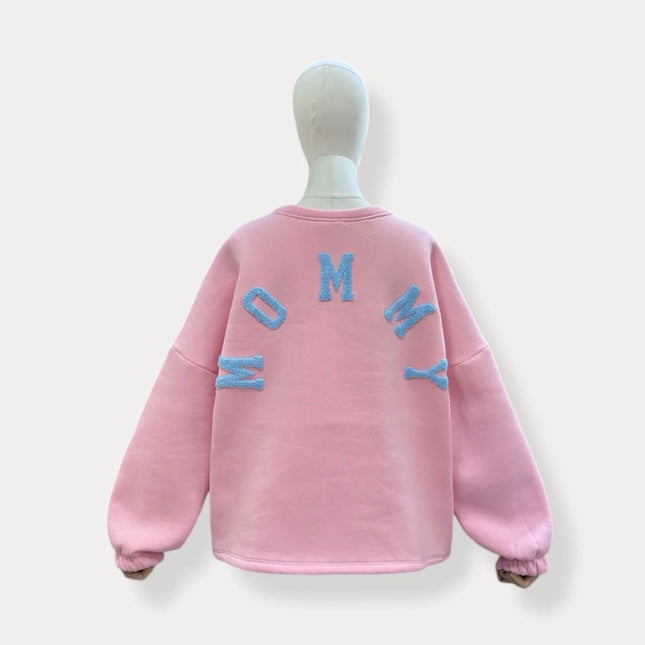 Mommy Sweater | roze-blauw