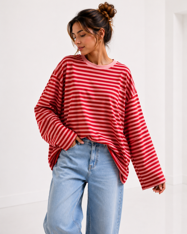 CLASSIC STRIPE BLOUSE