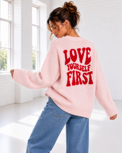 LOVE YOURSELF FIRST KNIT
