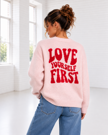LOVE YOURSELF FIRST KNIT