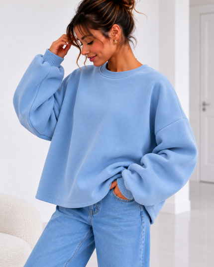 MOMMY SWEATER BLAUW