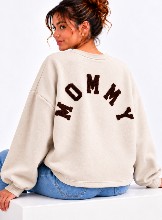 MOMMY SWEATER BEIGE
