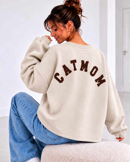 CATMOM SWEATER BEIGE