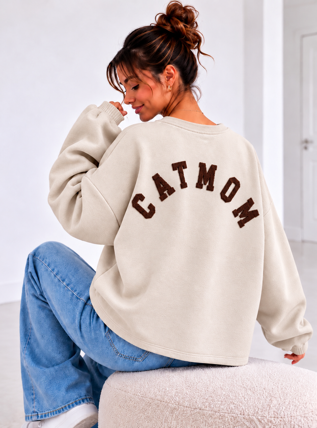 CATMOM SWEATER BEIGE