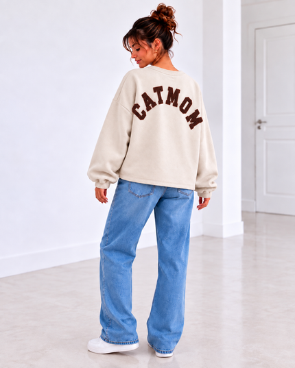 CATMOM SWEATER BEIGE