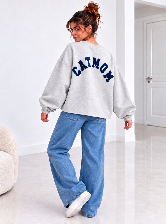 CATMOM SWEATER MARINE