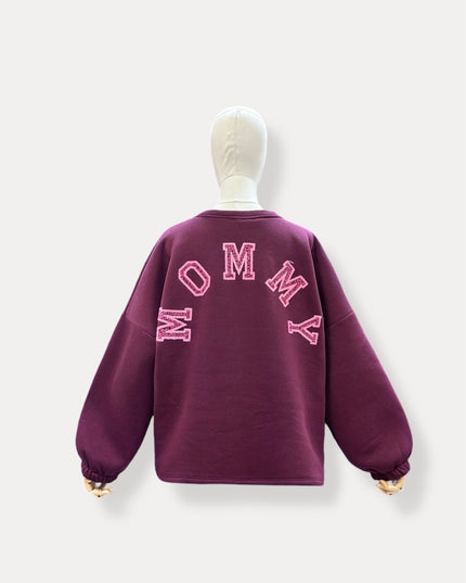 MOMMY SWEATER 2.0 BORDEAUX