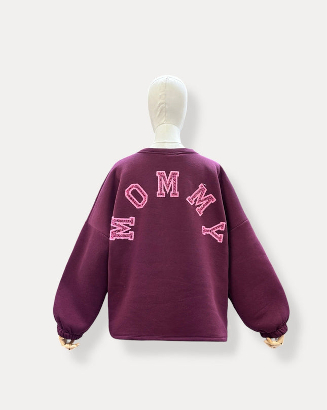 MOMMY SWEATER 2.0 BORDEAUX