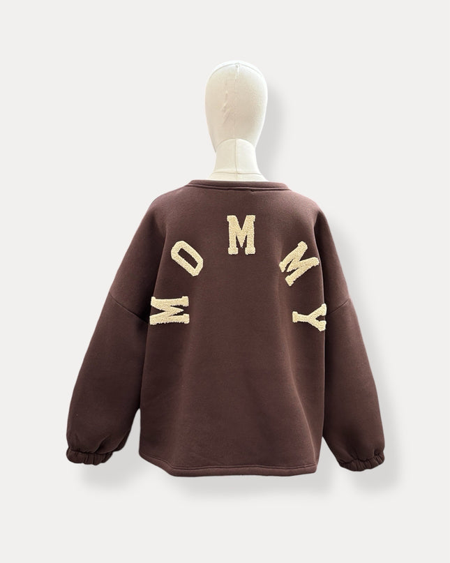 Mommy sweater | bruin-beige