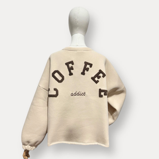 Coffee Sweater | beige-bruin