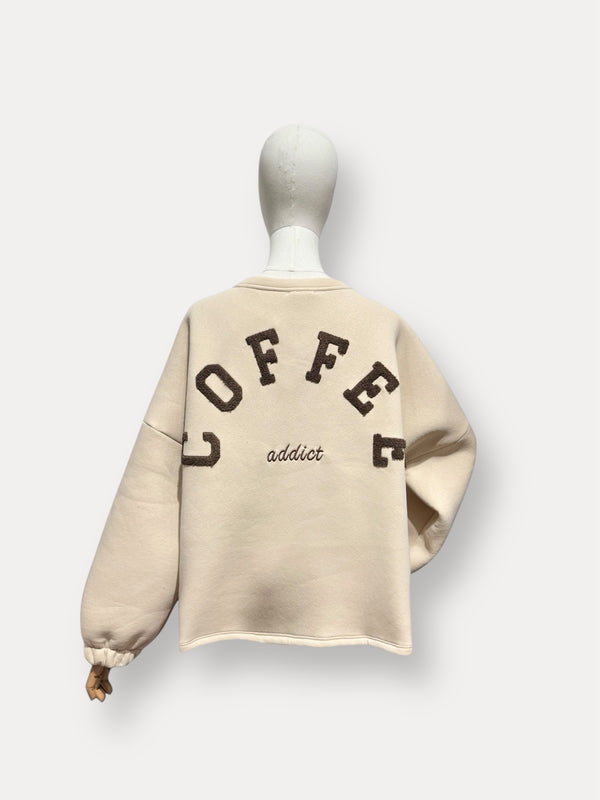 Coffee Sweater | beige-bruin