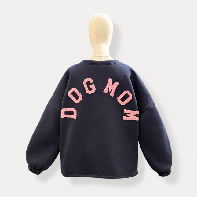 Dogmom Sweater | marine-roze