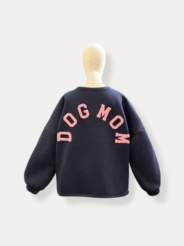 Dogmom Sweater | marine-roze