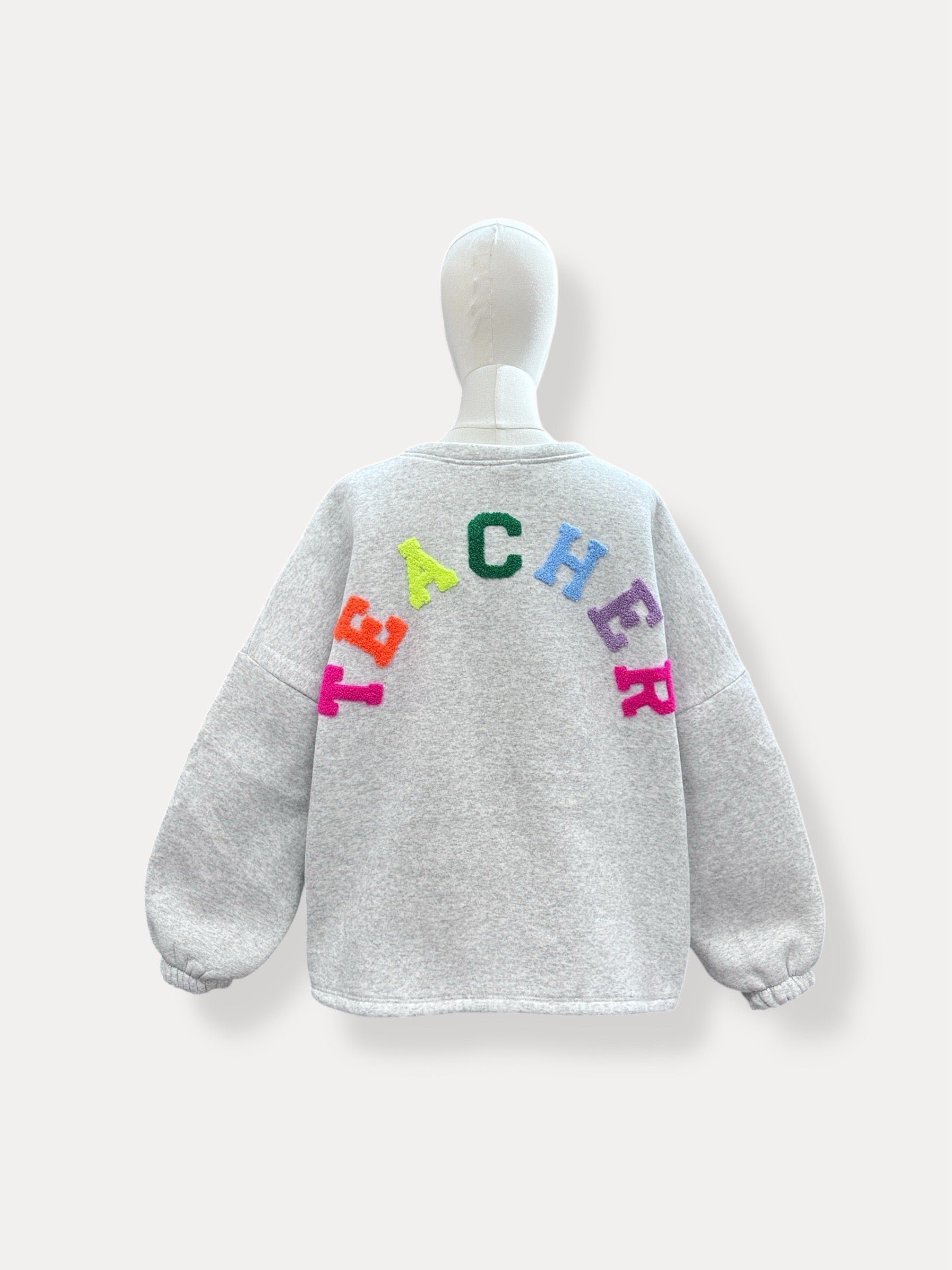 Teacher / grijs-multi