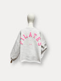 Pilates sweater | grijs-roze