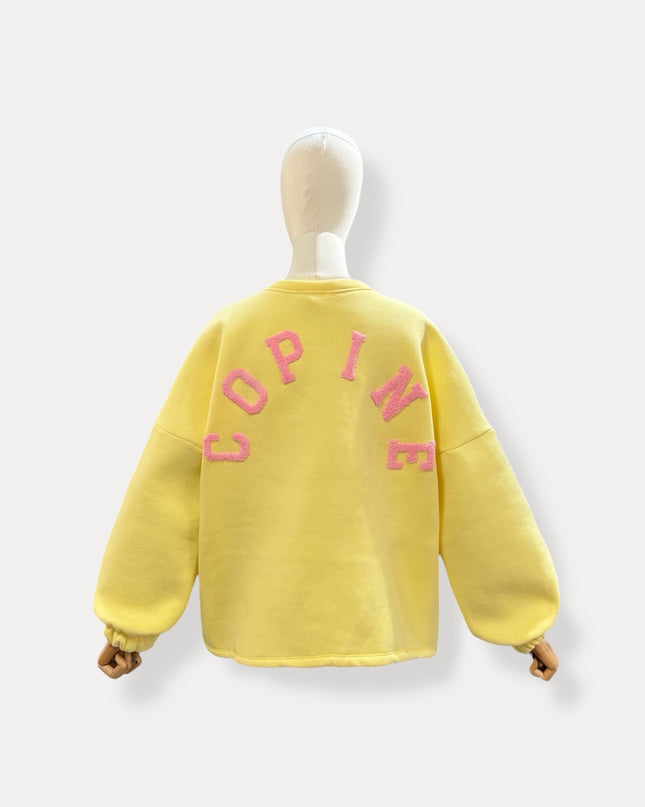 Copine sweater | geel-roze