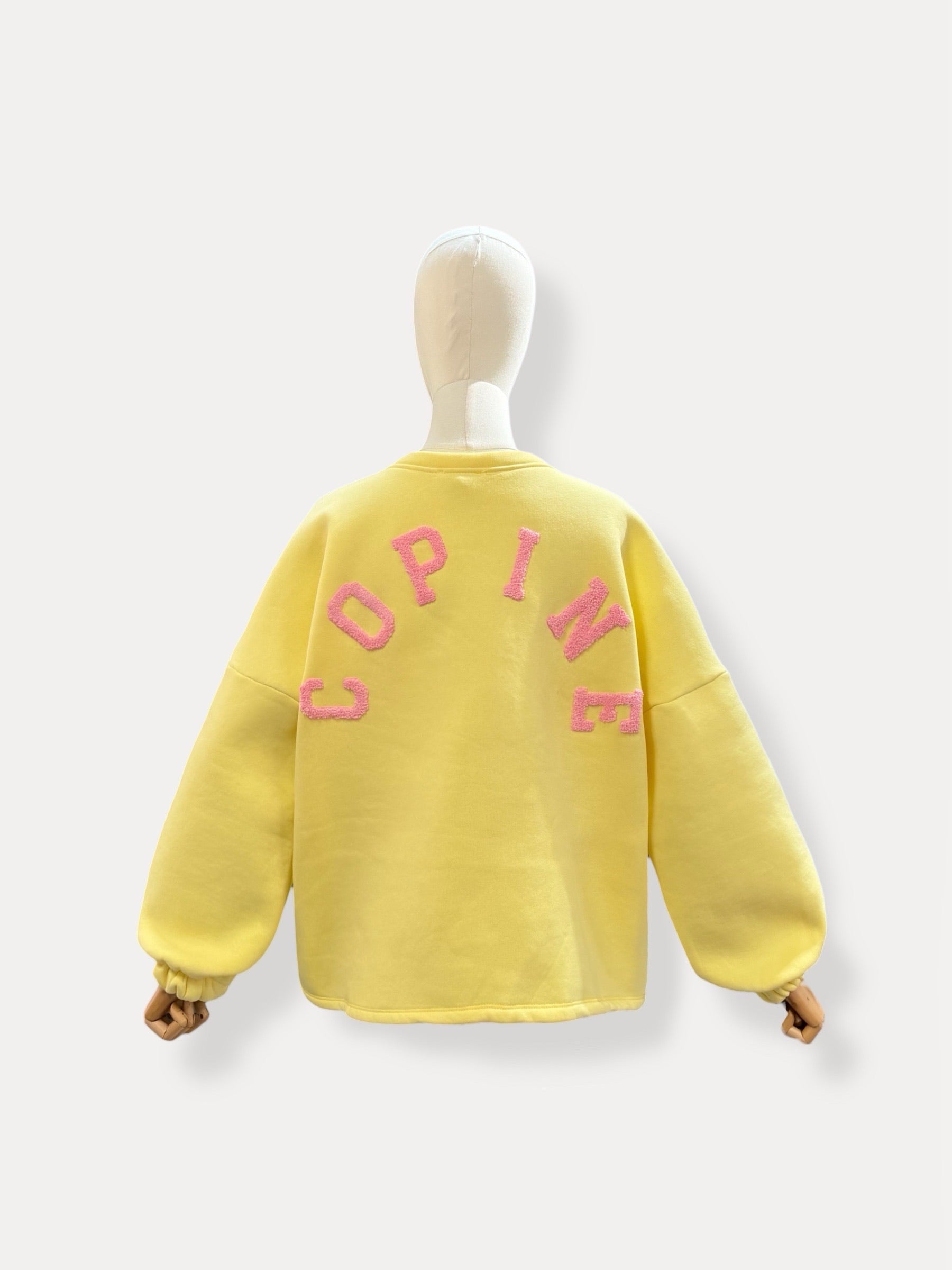 Copine sweater | geel-roze