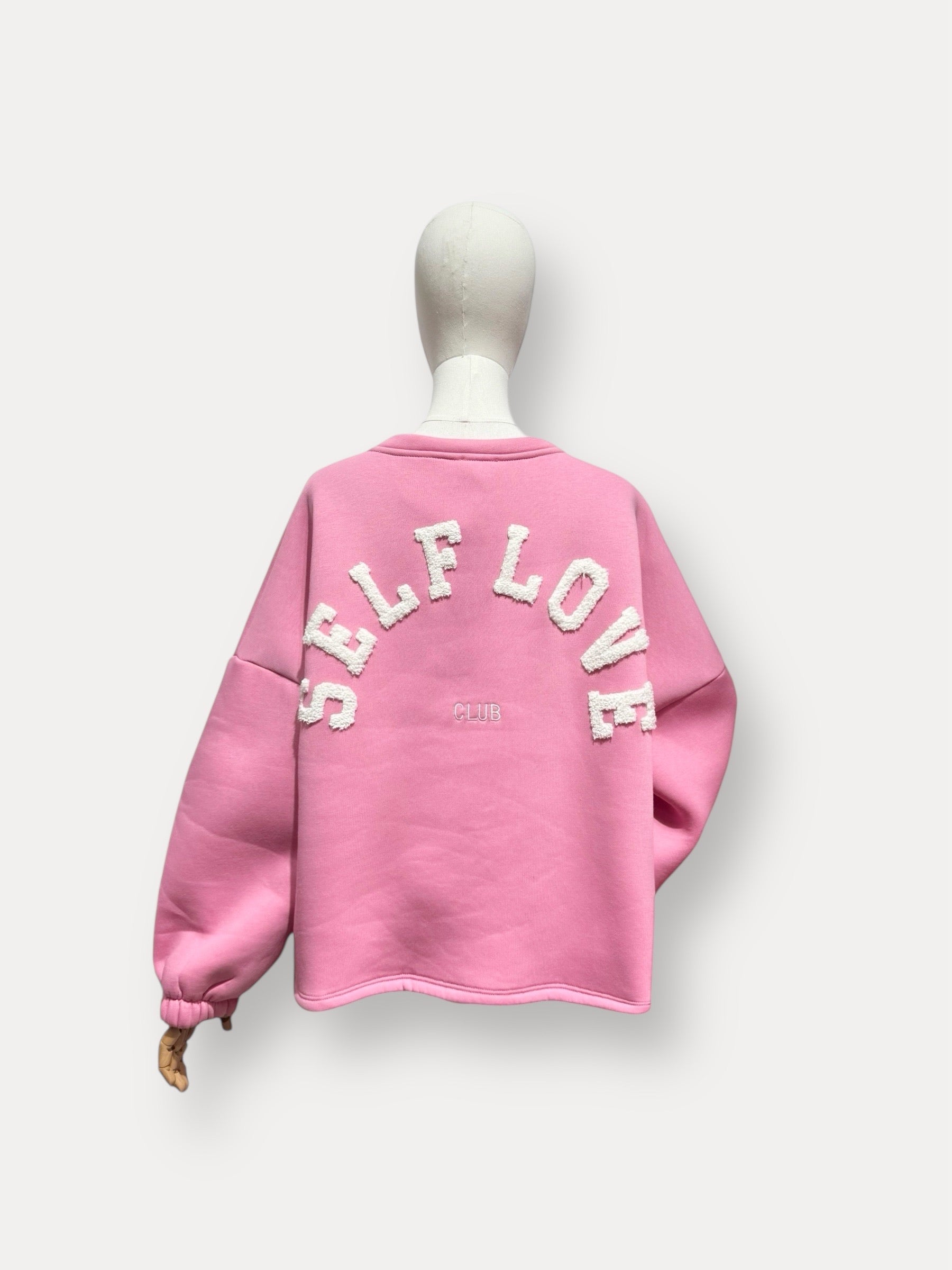 Selflove sweater | roze-wit